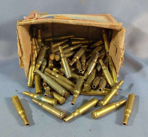 Long Blank Ammo And Empty Brass, Believed To Be 7.62mm, Total Qty 83, Local Pickup Only image