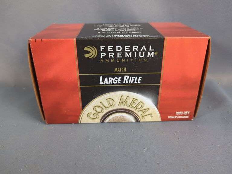 Federal Premium Large Rifle Match Primers No. GM210M, Approx Qty 1000, Local Pickup Only image