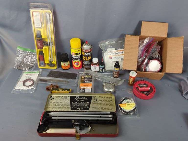 Firearm Cleaning Kits And Supplies, Includes Oil, Brushes, Pads, And More, Local Pickup Only image