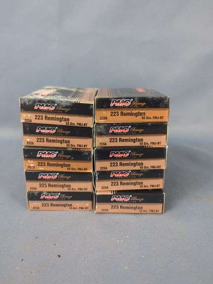 PMC Bronze 223 REM Ammo, Approx 200 Rounds, Local Pickup Only image