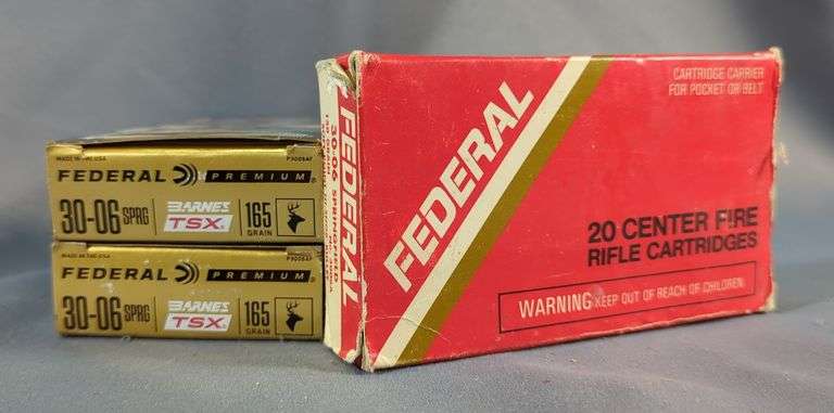 Federal 30-06 Springfield Ammo, Approx 60 Rounds, Local Pickup Only image