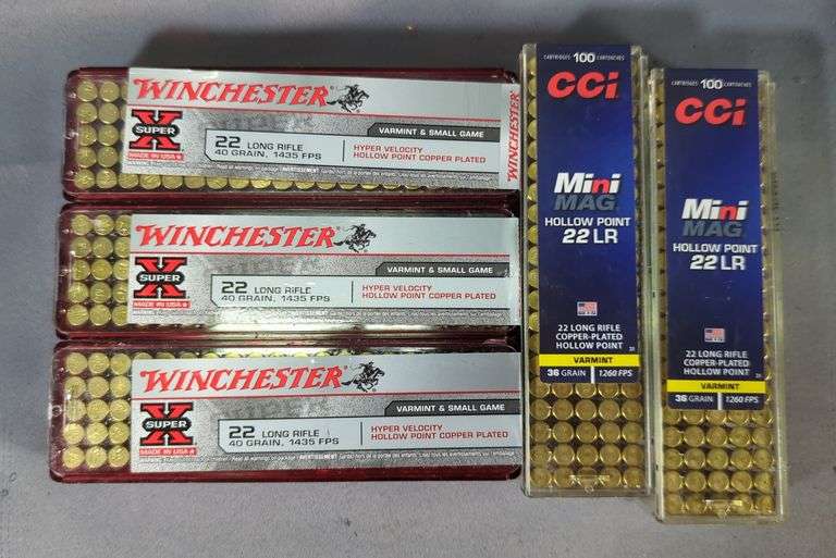 CCI And Winchester 22lr Ammo, Approx 500 Rounds, Local Pickup Only image