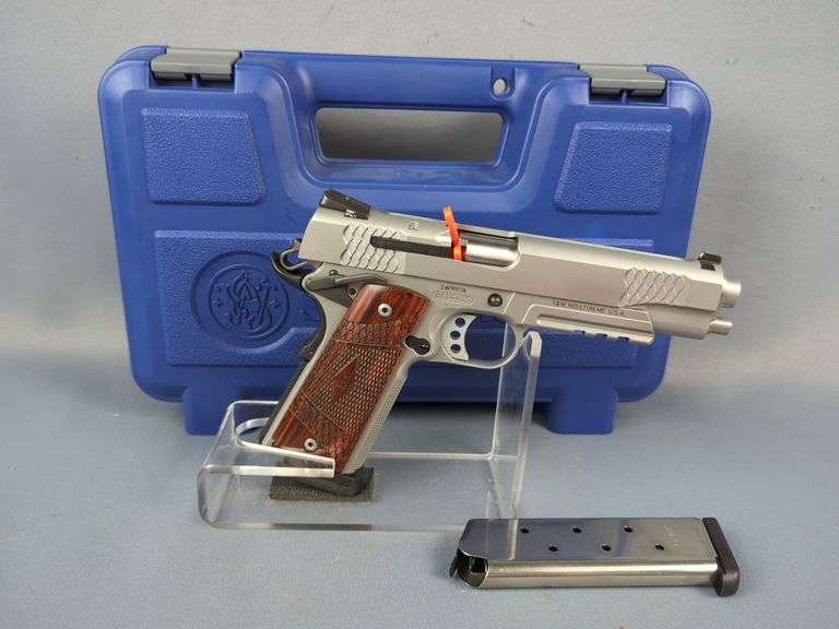 Smith & Wesson SW1911TA .45 Auto Pistol SN# UCS4433, Never Fired, 2 Total Mags, Paperwork, In Original Hard Case image