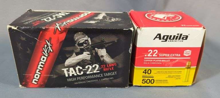 Aguila And Norma 22lr Ammo, Approx 1000 Rounds, Local Pickup Only image