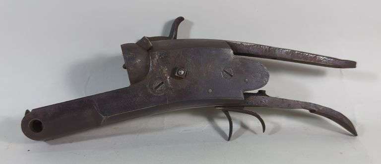 L.C. Smith/ Baker Pat 12 ga Side By Side Receiver SN# 7228, Double Trigger, Missing One Hammer image