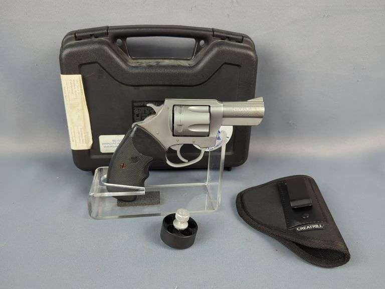 Charter Arms Bulldog .44 Spl 5-Shot Revolver SN# 125861, Speed Loader, Paperwork, With Nylon Holster, In Hard Case image