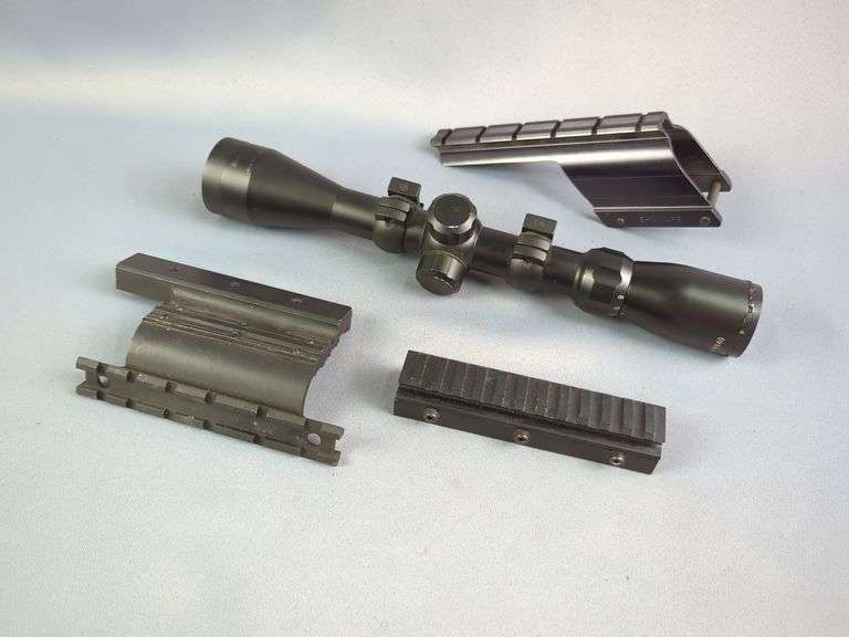 Gun Rails, Qty 3, And Unbranded 3-9x40 Scope image