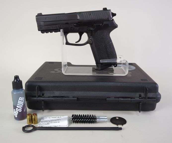 German Sig Sauer/ Sig Sauer SP2022 9mm Para  Pistol SN# SP0186838, Blackhawk Hip Holster, Paperwork, In Hard Case image