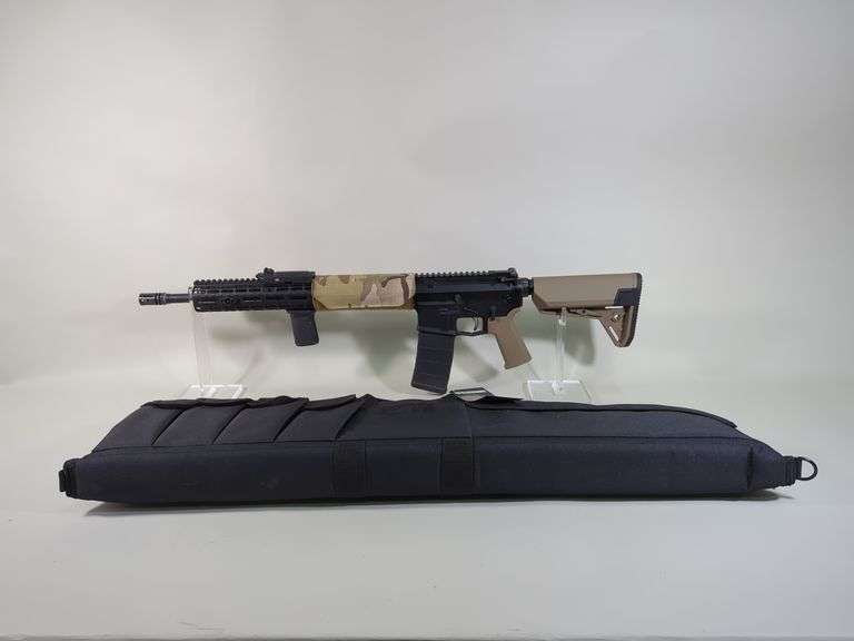 Aero Precision M4E1 5.56 Nato Rifle SN# M4-0253135, Streamlight ProTac Flashlight, Vertical Foregrip, Adjustable Stock, In Soft Case image