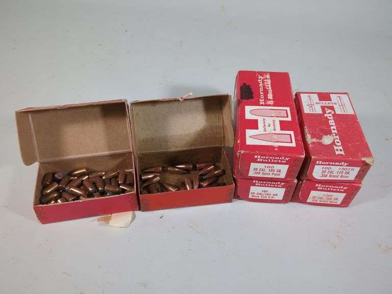 Hornady 30 Cal Bullets, Total Approx Qty 500 image
