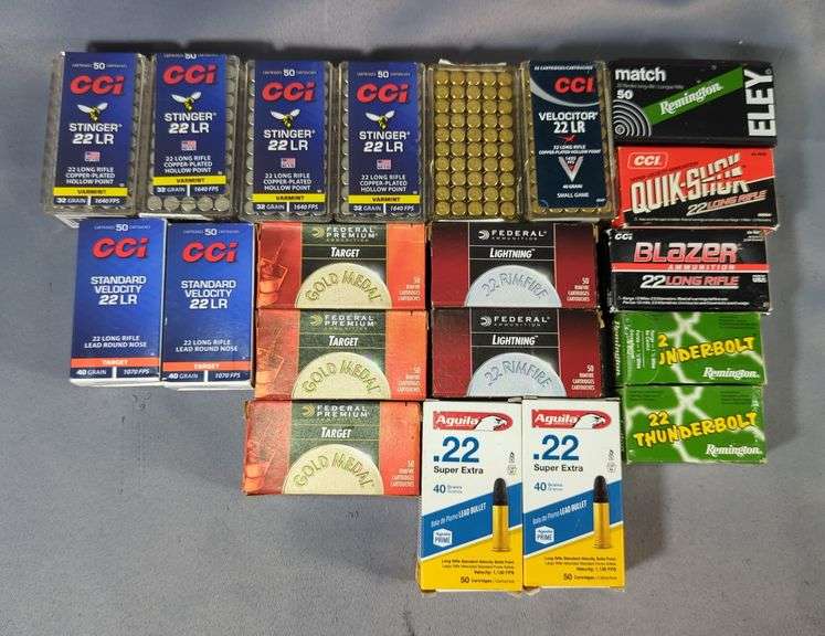 Federal, CCI, Remington And More 22lr Ammo, Approx 1000 Rounds, Local Pickup Only image