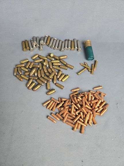 Ammo Assortment, Calibers Include .357 Mag, .38 Spl, .38 Spl+P, .380 Auto, .22 LR, .22 Mag, And 12 ga Shotgun Shell, Approx 177 Rds, Local Pickup Only image