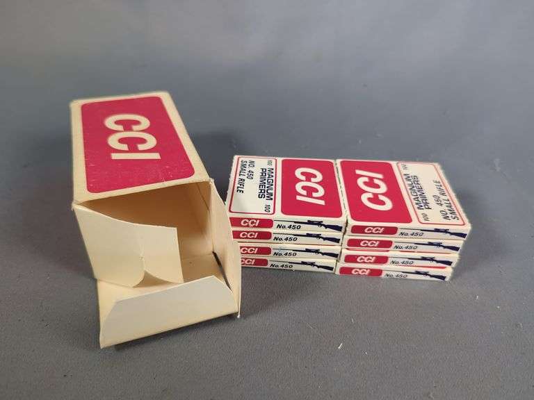 CCI Small Rifle Magnum Primers No. 450, Approx Qty 800, Local Pickup Only image