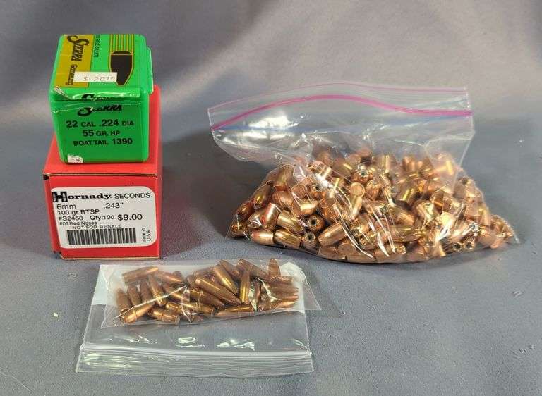 Bullets, Includes Hornady 6mm, Sierra .22, And More image