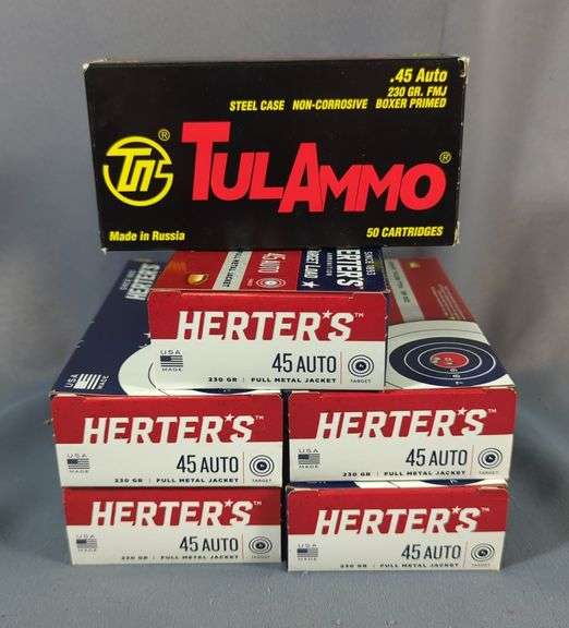 Herter's And TulAmmo 45 Auto Ammo, Approx 300 Rounds, Local Pickup Only image