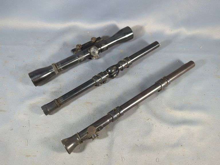 Weaver K4 60-C Scope On Weaver Side Mount, Mossberg No. M4c Scope, And Weaver B6 Scope image