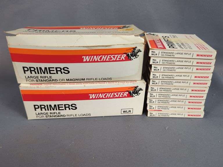 Winchester Large Rifle Primers For Standard Loads WLR, Approx Qty 2000, And Winchester Large Rifle Primers For Standard Or Magnum Loads WLR, Approx Qty 900, Local Pickup Only image