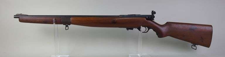 O.F. Mossberg & Sons 42MB(a) M192 .22 SLLR Bolt Action Rifle SN# 25654, Marked United States Property, Believed To Be Multiple Source Gun, British Proofs On Bbl, Rear Peep Sight, Dated 1948 image