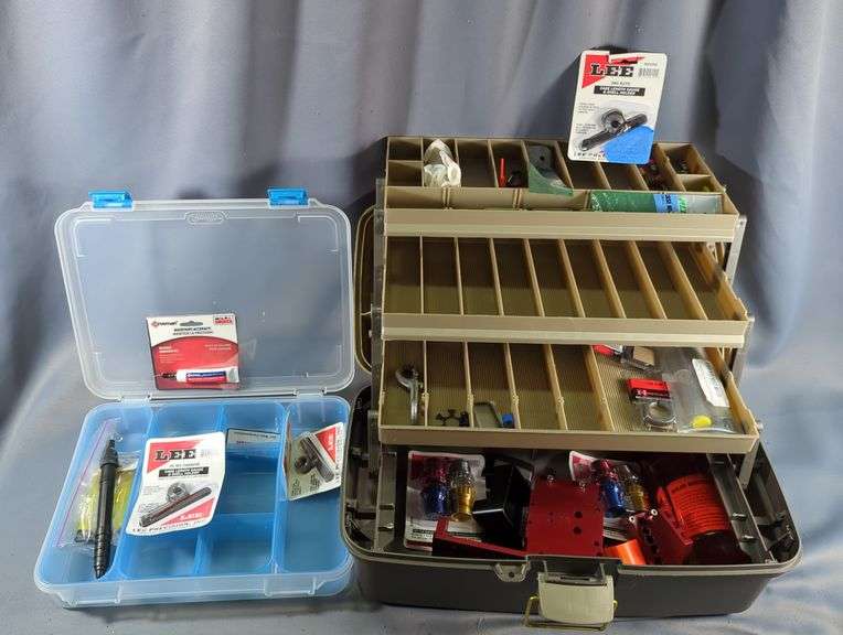 Firearm Accessories, Reloading Tools, Tacklebox, and More image