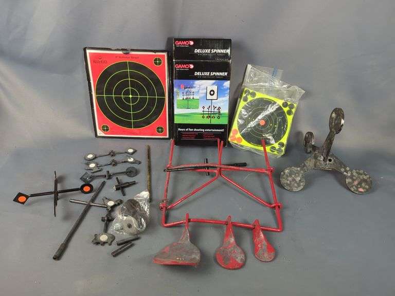 Targets, Includes Metal Spinner Air Targets, Paper Range Targets, And More image