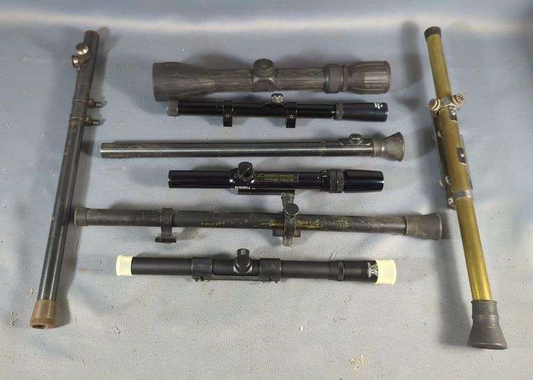 Scope Collection, Includes Norinco ZJ 3-9x40, Bushnell Sportview 4x15, Bushnell 3x-7x Custom .22, Monoscope 4x15, And Unmarked, Qty 4 image