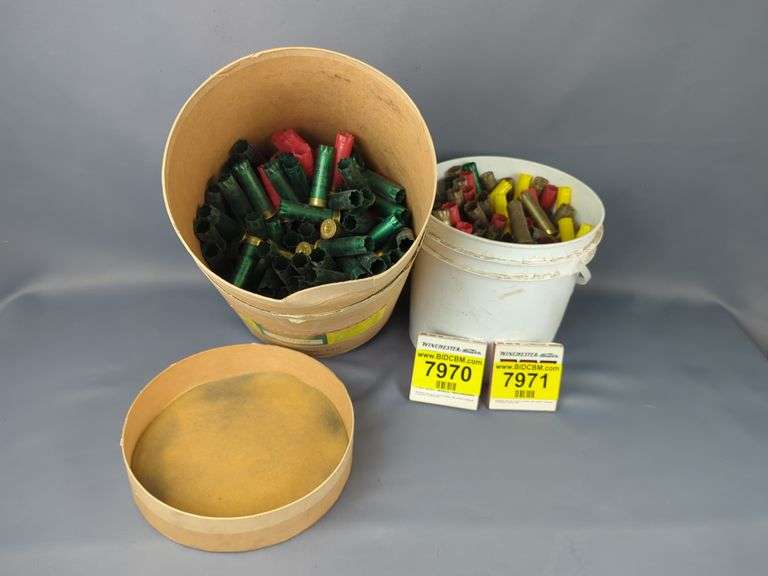 Winchester Western Shotshell Primer No. 209, Approx Qty 199, And Empty 12 ga Shotgun Hulls, Uncounted image