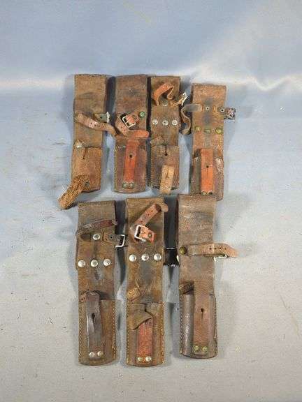 Bayonet Holsters, Qty 7, Various Sizes And Styles image