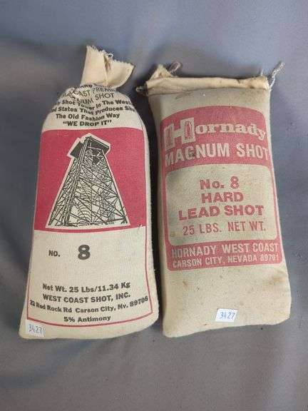 West Coast 25 lb Premium Magnum Shot No. 8, And Hornady 25 lb Magnum Shot No. 8 image