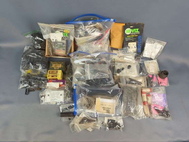 Scope Rings, Scope Mounts, And Gun Sight Parts, Various Brands And Styles, And Scope Mounting Jig image