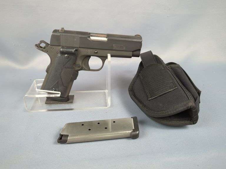 Rock Island Armory M1911-A1 CS .45 ACP Pistol SN# A1289053, 2 Total Mags, Crimson Trace Grip, In Nylon Holster image