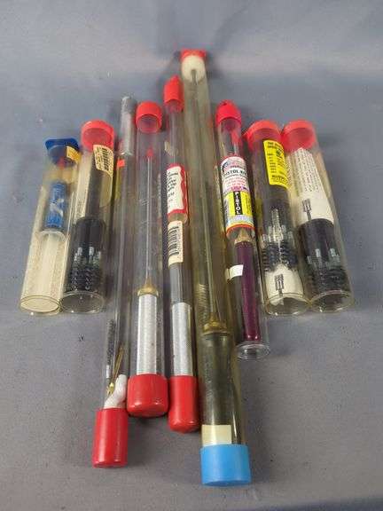 Pistol And Rifle Cleaning Rods And Brushes, Total Qty 8, And Wilson Gun Oil Lube Tube image
