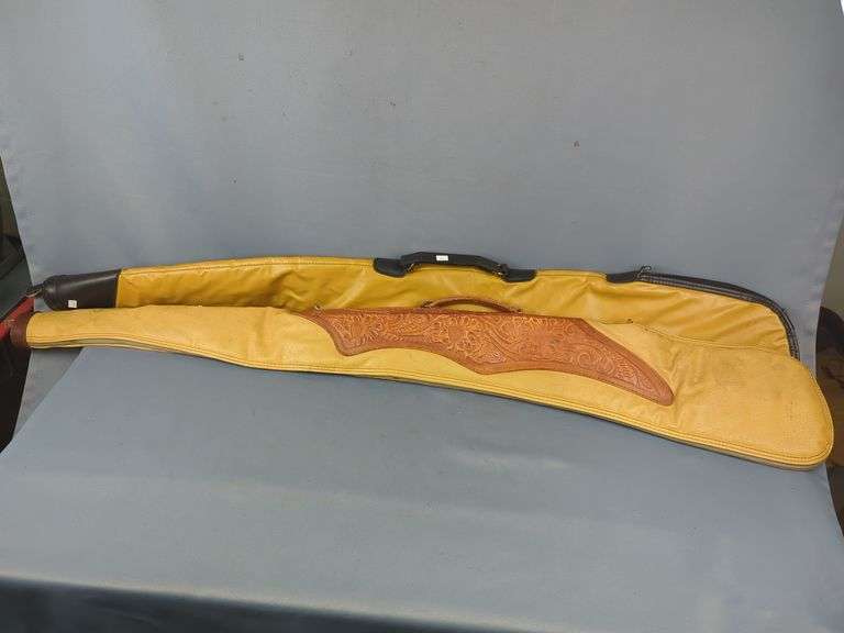 Kolpin Leather Rifle Case, And Unbranded Leather Rifle Case image