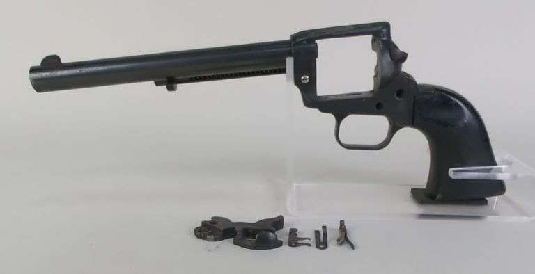 FIE TEX .22 LR Revolver SN# TX18552, Includes Trigger Parts, No Cylinder, No Hammer, Needs Repair image
