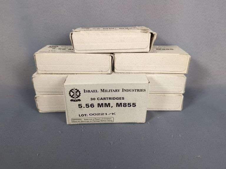 Israel Military Industries 5.56mm (M855) Ammo, Approx Qty 240 Rds, Local Pickup Only image