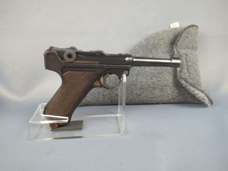 DWM Luger 1916 Commercial 9mm Pistol SN# 8451, In Soft Case image