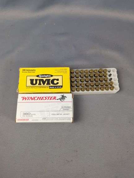 Winchester And UMC .380 Auto Ammo, Approx 92 Rounds, Local Pickup Only image