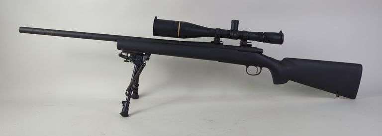 Remington 700 .308 Win Bolt Action Rifle SN# G6629344, Bipod, Leupold 6.5-20x55mm Long Range Scope Model VX-III image