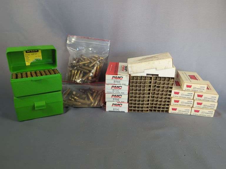 .223 Rem Empty Brass, Approx Qty 460, Some New, Some In Case-Gard Organizers image