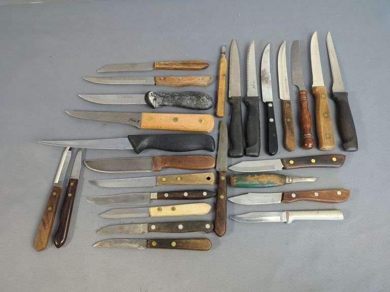 Fixed Blade Knives, Various Types And Sizes, Qty 25 image