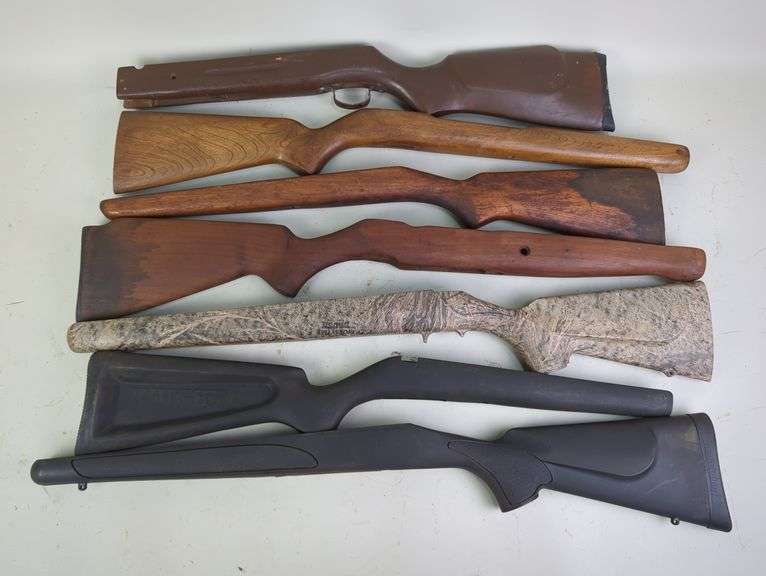 Rifle Stocks, Qty 7, Various Styles And Lengths image