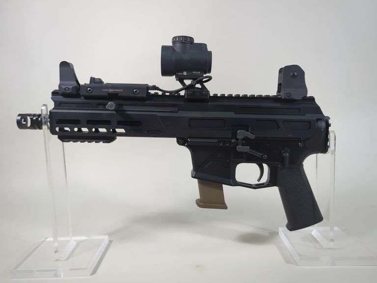 Aero Precision EPC-9 9mm Pistol SN# SF-064489, Trijicon MRO Red Dot Sight, Daniel Defense Sights, Streamlight ProTac Flashlight With Remote Finger Control, Matador Arms MAT-9 Upper image