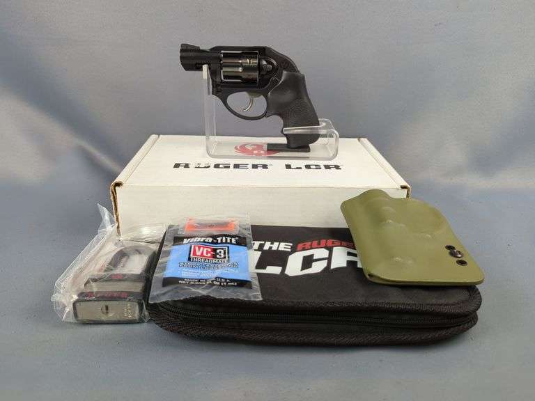 Ruger LCR .22 WMR 6-Shot Revolver SN# 548-97733, Holster, Paperwork, With Soft Case, In Box image