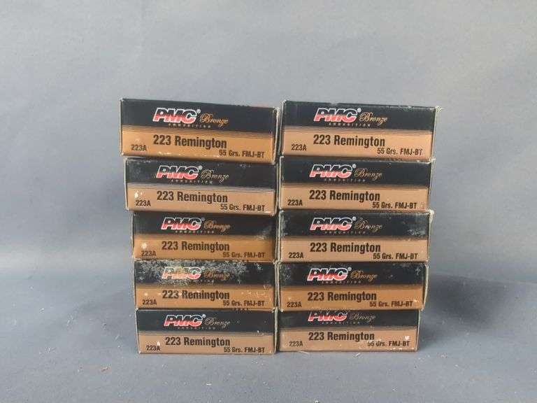PMC Bronze 223 REM Ammo, Approx 200 Rounds, Local Pickup Only image
