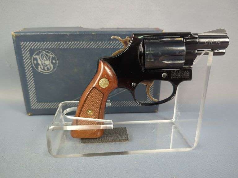 Smith & Wesson Airweight Model 37 .38 Spl 5-Shot Revolver SN# J181584, Never Fired, Cleaning Brush, Paperwork, In Original Box image