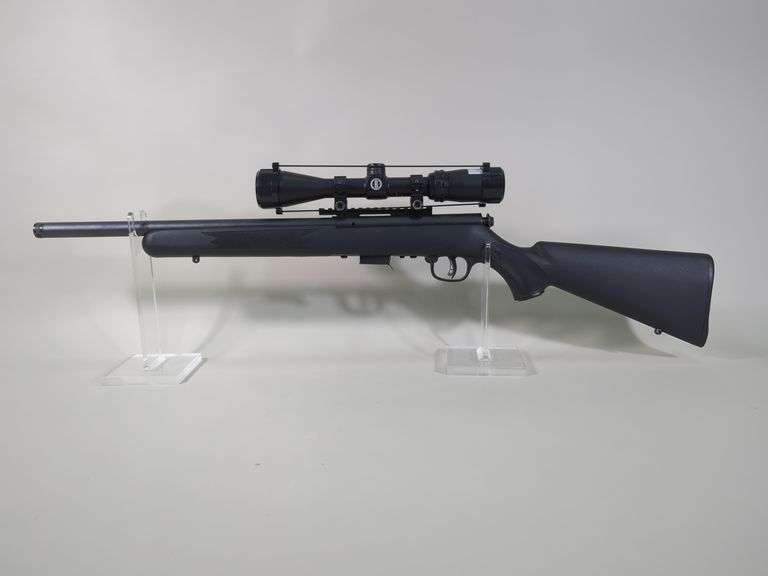 Savage Arms (Canada)/ Savage Arms Inc 93 .22 WMR Bolt Action Rifle SN# 4455205, Bushnell Banner 3-9x40 Scope, Picatinny Rail, 1/2x28 Threaded Barrel, Oversized Bolt Handle, Savage Accutrigger image