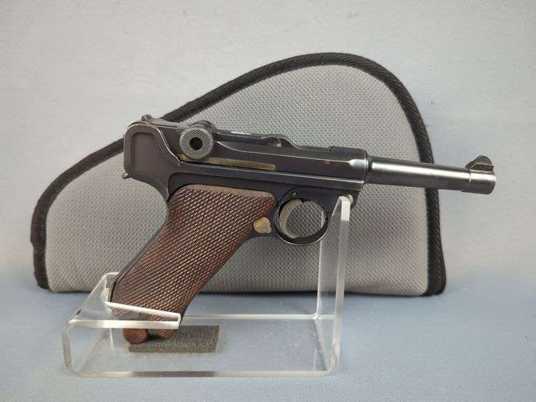 DWM Luger Commercial 7.62/.30 Cal Pistol SN# 4955, In Soft Case image