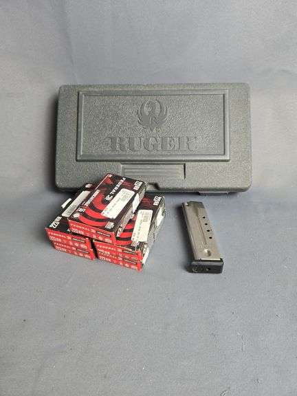 Federal American Eagle .223 Rem Ammo, Approx 100 Rds, And Ruger Hard Case, Ruger 9mm Mag, And Speedloader, Local Pickup Only image