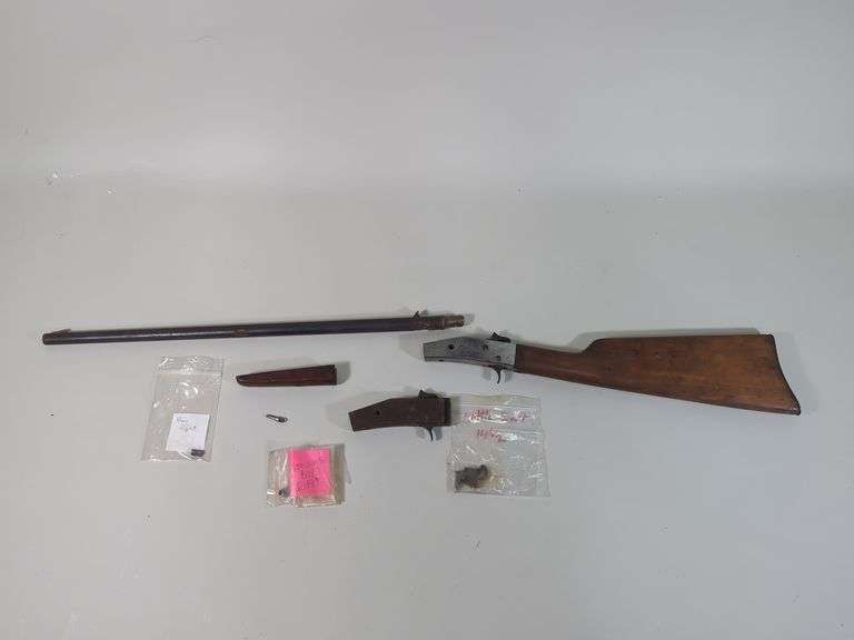 Pair Of J. Stevens Arms Little Scout 14 1/2 .22 LR Rifles SN# Not Found, One Is Incomplete, Includes Stock, Barrel, Foregrip, Receiver, And Parts image