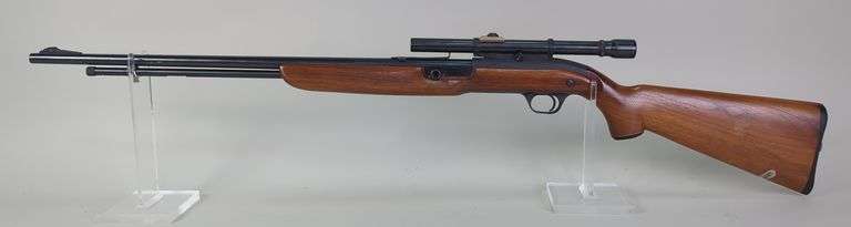 JC Higgins/ Sears Roebuck & Co 30 .22 LR  Rifle SN# 58370, JC Higgins Rifleman 4x Scope image