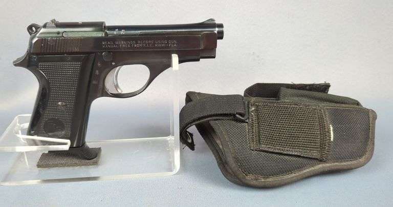 Italy/ F.I.E. Titan II .380 ACP Pistol SN# B04067, In Nylon Holster image
